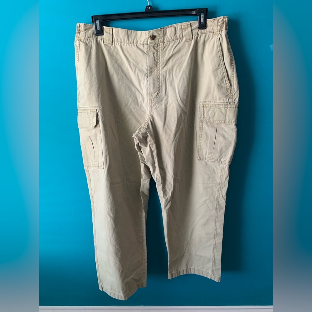 Mens Tan Elastic (40) Pants —READ DESCRIPTION—